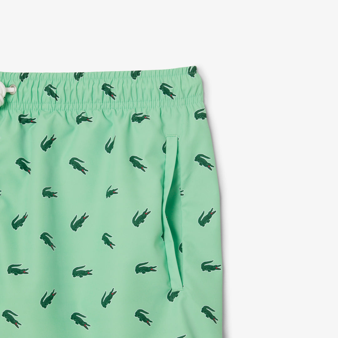 Crocodile Print Swim Trunks - MH7188