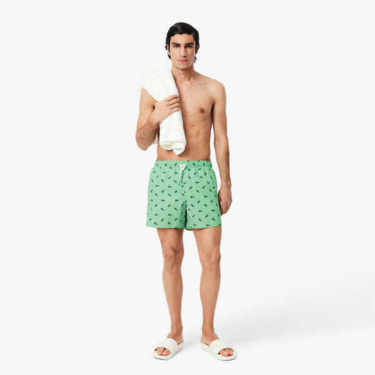 Crocodile Print Swim Trunks - MH7188