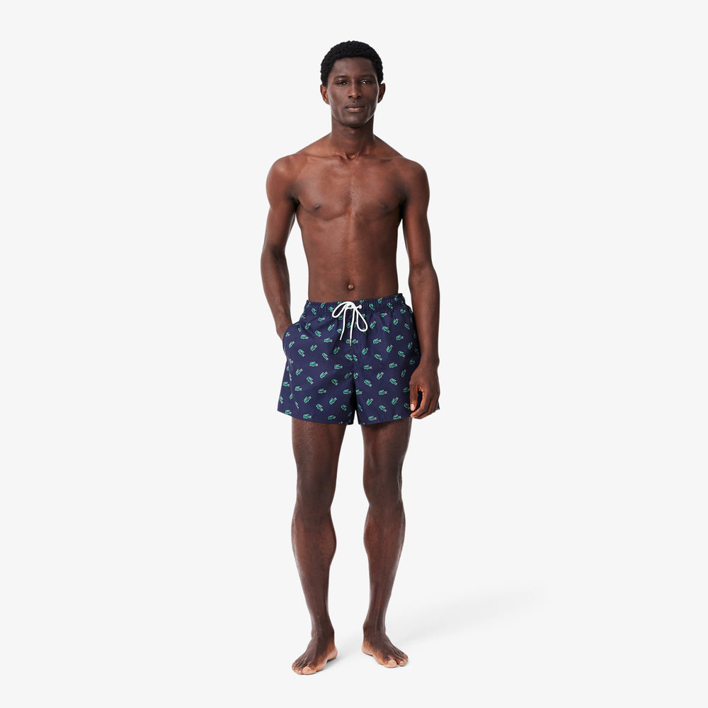 Crocodile Print Swim Trunks - MH7188