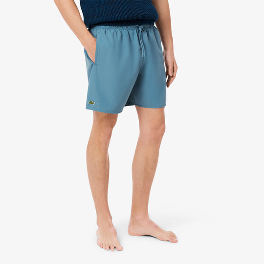 Mid Length Monochrome Swim Trunks - MH9088