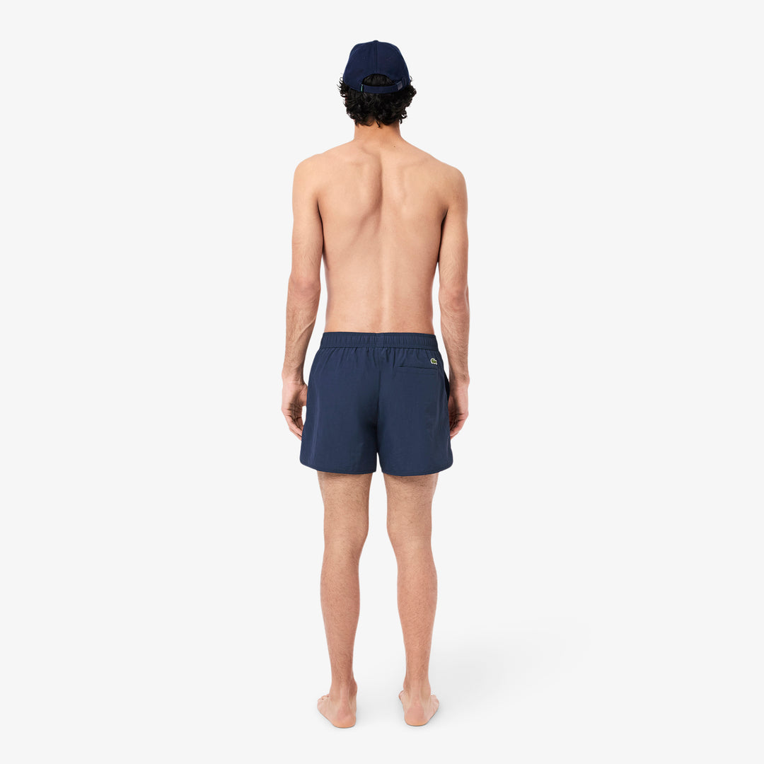 Short Badge Accent Swim Trunks - MH9106