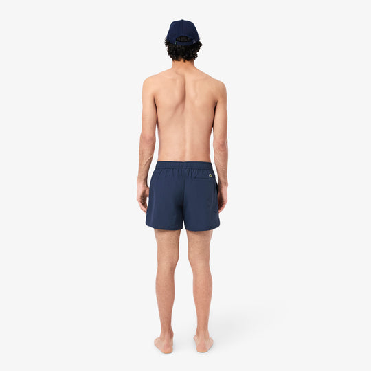 Short Badge Accent Swim Trunks - MH9106