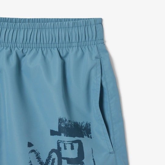 Long Branded Swim Trunks - MH9135