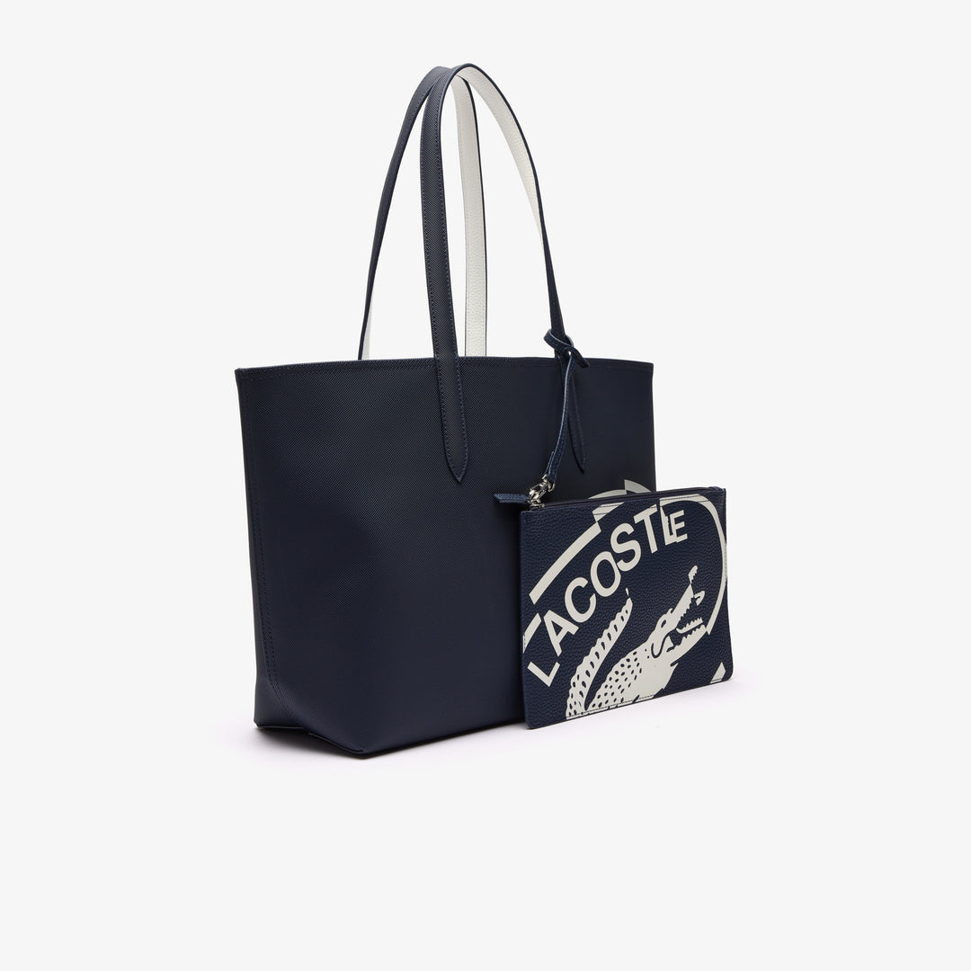 Reversible Coated Canvas Print Tote - NF4365AS