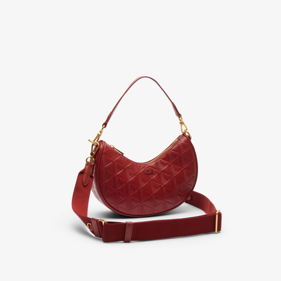 Maheki Embossed Leather Half Moon Purse-NF4710MH
