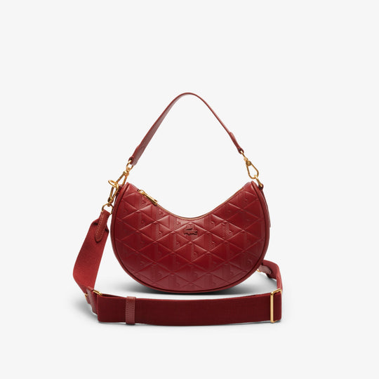 Maheki Embossed Leather Half Moon Purse-NF4710MH