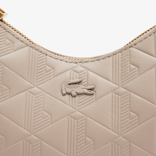 Maheki Embossed Leather Half Moon Purse-NF4710MH