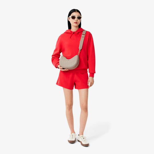 Maheki Embossed Leather Half Moon Purse-NF4710MH