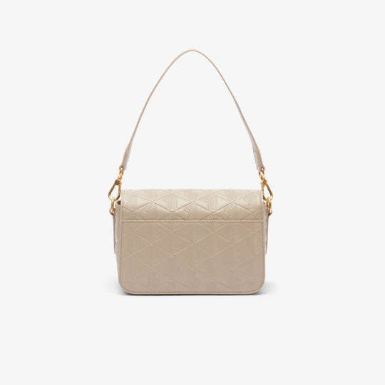 Maheki Embossed Leather Shoulder Bag-NF4712MH