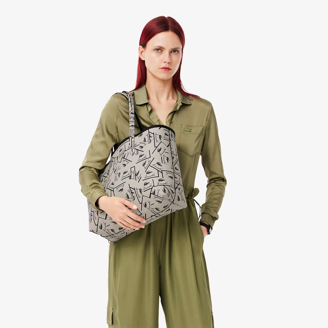 Anna Reversible Tote with Pouch - NF4742AS