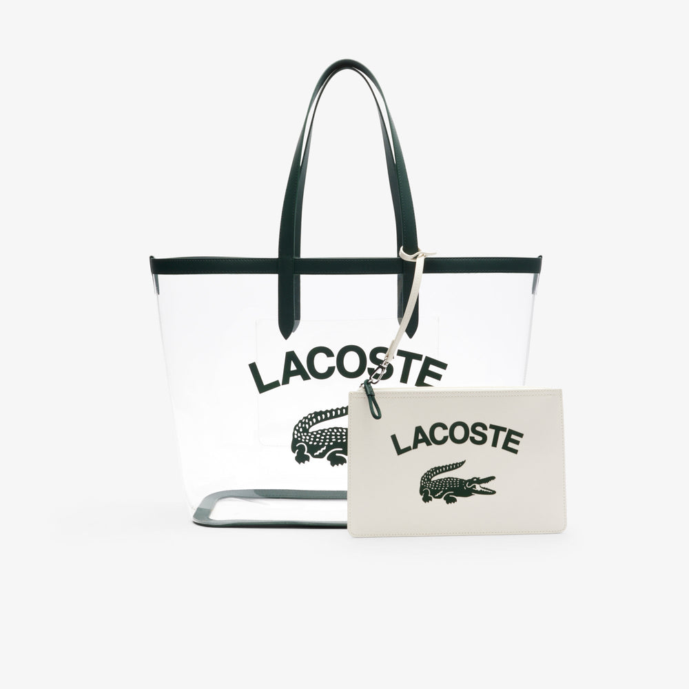Large Anna Transparent Grained Tote-NF4930AS