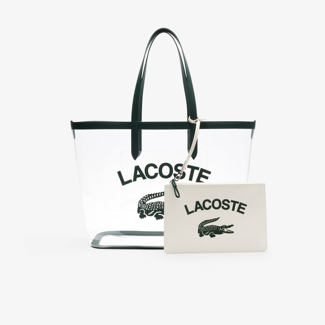 Large Anna Transparent Grained Tote-NF4930AS