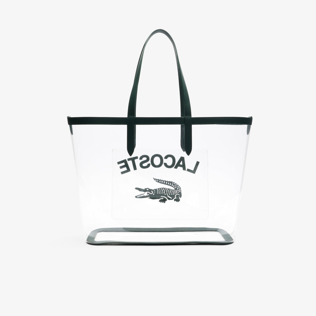 Large Anna Transparent Grained Tote-NF4930AS
