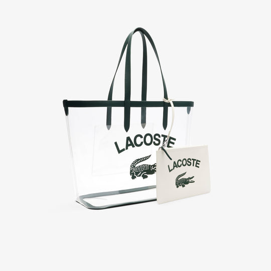 Large Anna Transparent Grained Tote-NF4930AS
