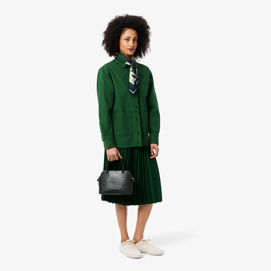 Small Embossed Leather Chantaco Bugatti Bag - NF4983KL