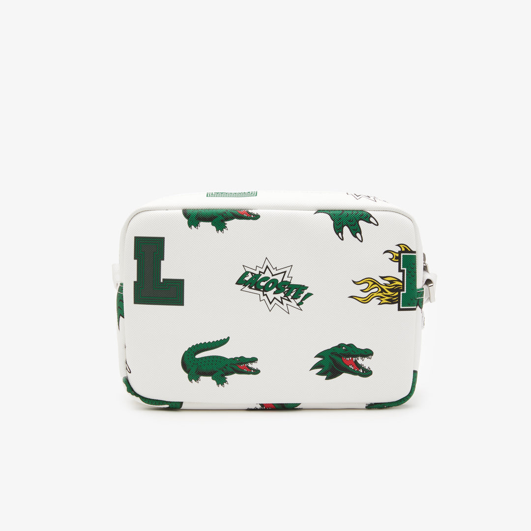Unisex Lacoste Holiday Comic Effect Print Crossover Bag
