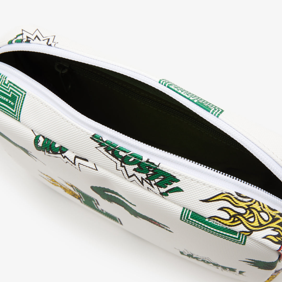 Unisex Lacoste Holiday Comic Effect Print Crossover Bag