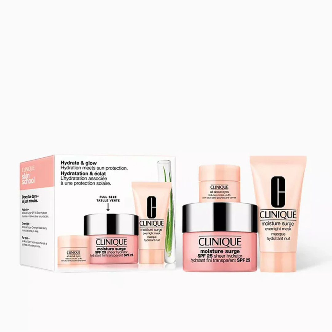 Hydrate + Glow: Moisture Surge Hydration Meets Sun Protection