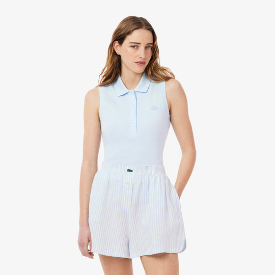 Slim Fit L.12.D Sleeveless Stretch Polo Shirt-PF5445