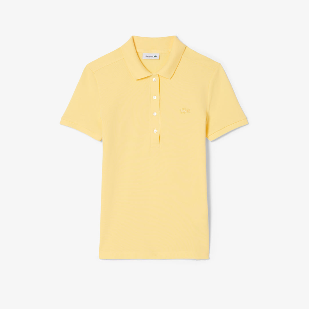 Women's Lacoste Slim fit Stretch Cotton Pique Polo Shirt - PF5462