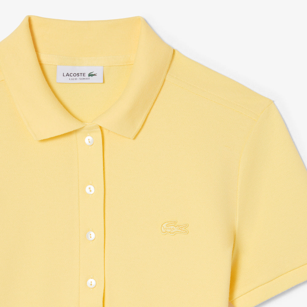 Women's Lacoste Slim fit Stretch Cotton Pique Polo Shirt - PF5462