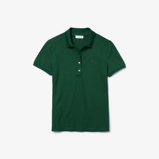 Women's Lacoste Slim fit Stretch Cotton Pique Polo Shirt