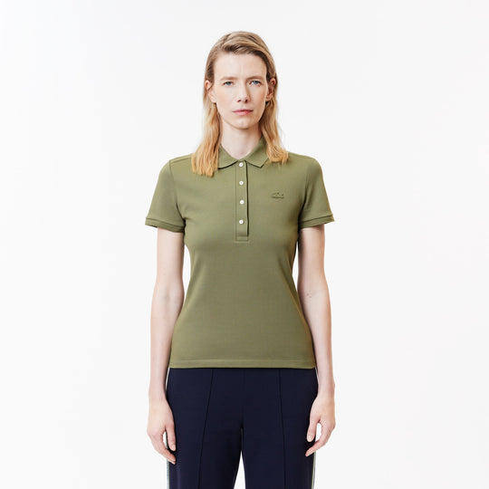 L.12.D Slim Fit Stretch Mini Piqué Polo Shirt - PF5462