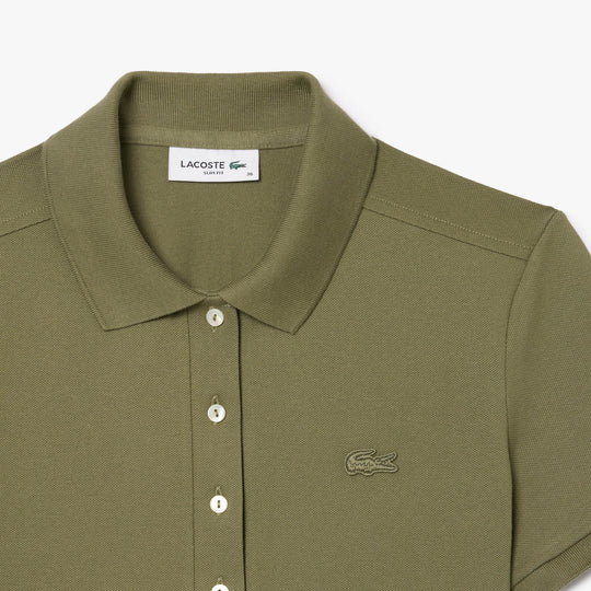 L.12.D Slim Fit Stretch Mini Piqué Polo Shirt - PF5462