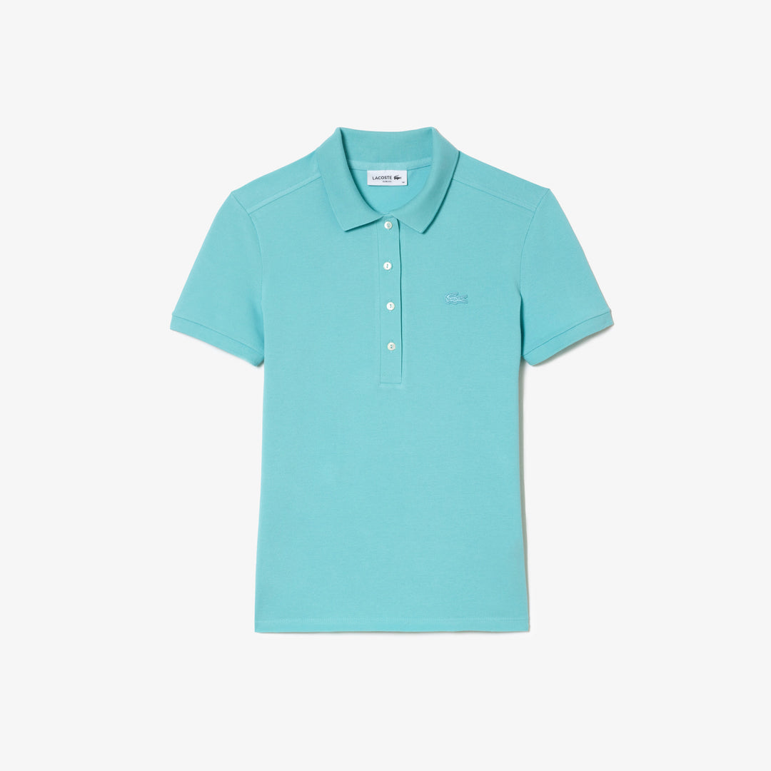 Women's Lacoste Slim fit Stretch Cotton Pique Polo Shirt - PF5462