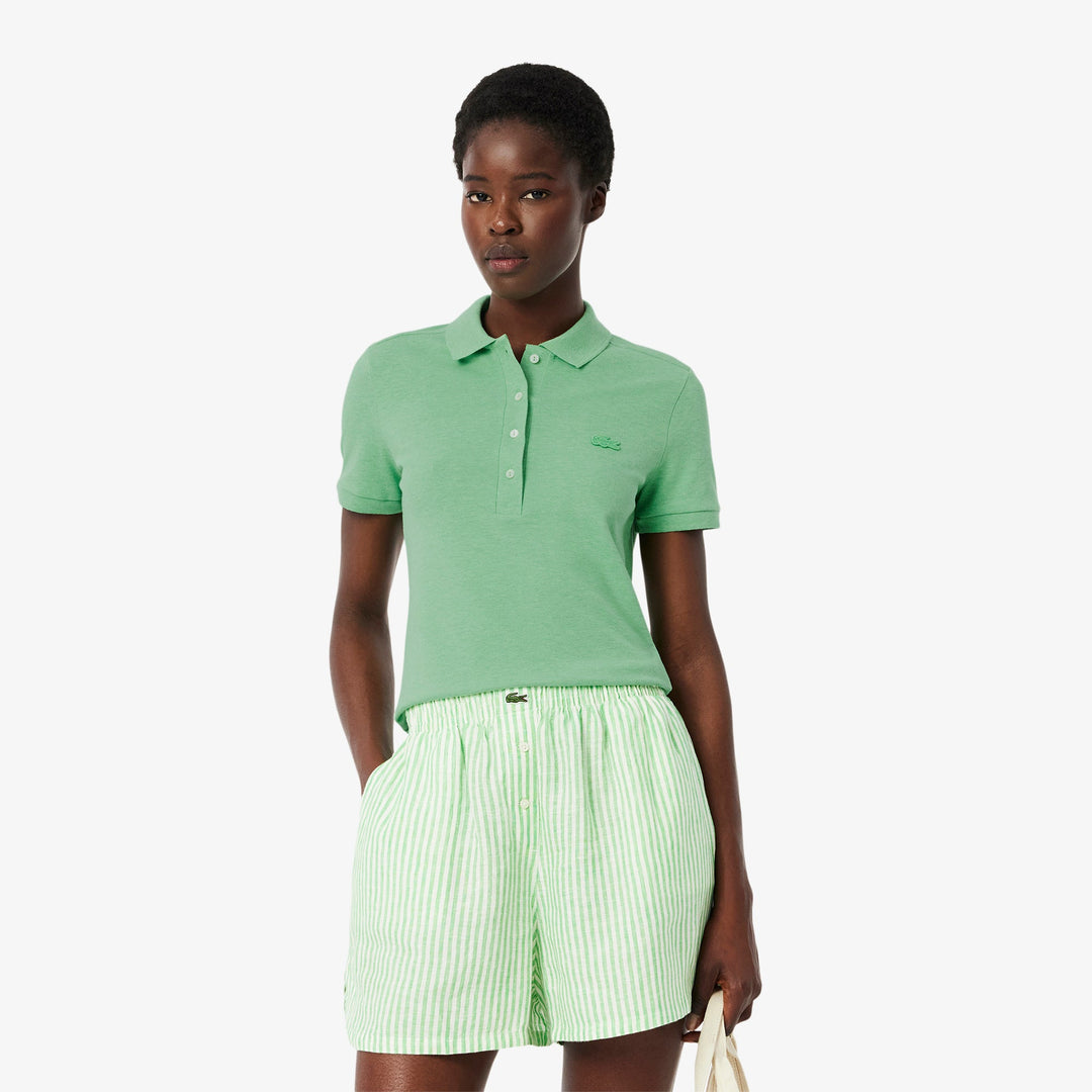 L.12.D Slim Fit Stretch Petit Pique Polo Shirt-PF5462