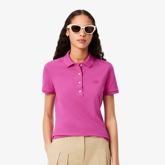 L.12.D Slim Fit Stretch Petit Pique Polo Shirt-PF5462