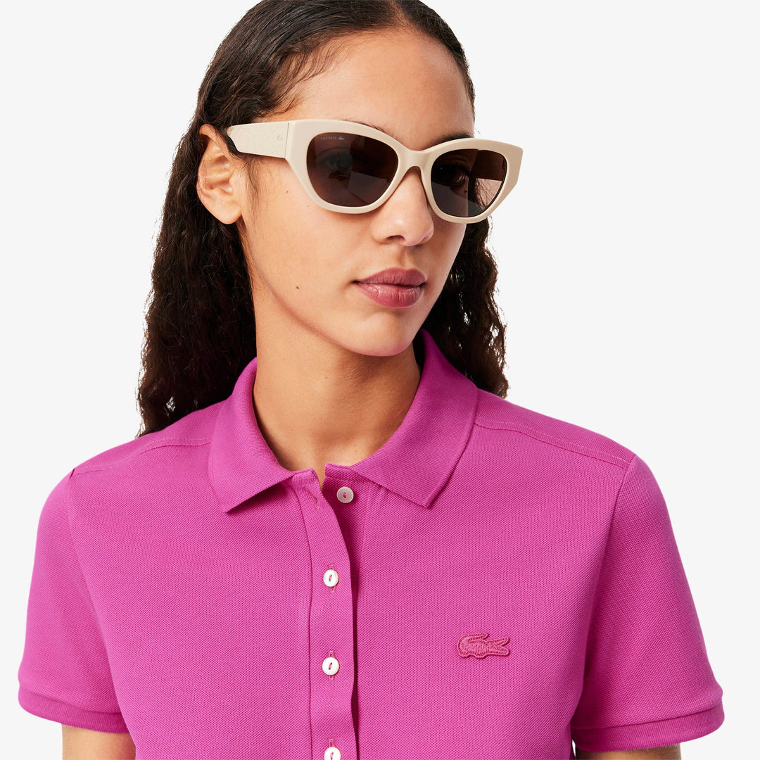 L.12.D Slim Fit Stretch Petit Pique Polo Shirt-PF5462