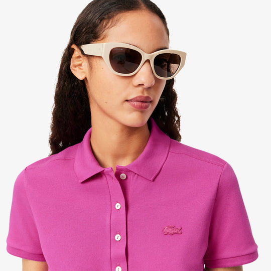 L.12.D Slim Fit Stretch Petit Pique Polo Shirt-PF5462