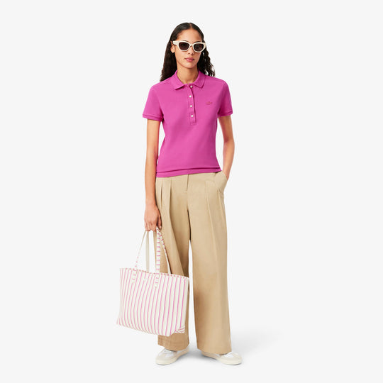 L.12.D Slim Fit Stretch Petit Pique Polo Shirt-PF5462