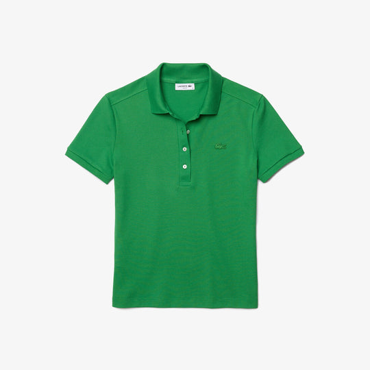 Women's Lacoste Slim fit Stretch Cotton Pique Polo Shirt