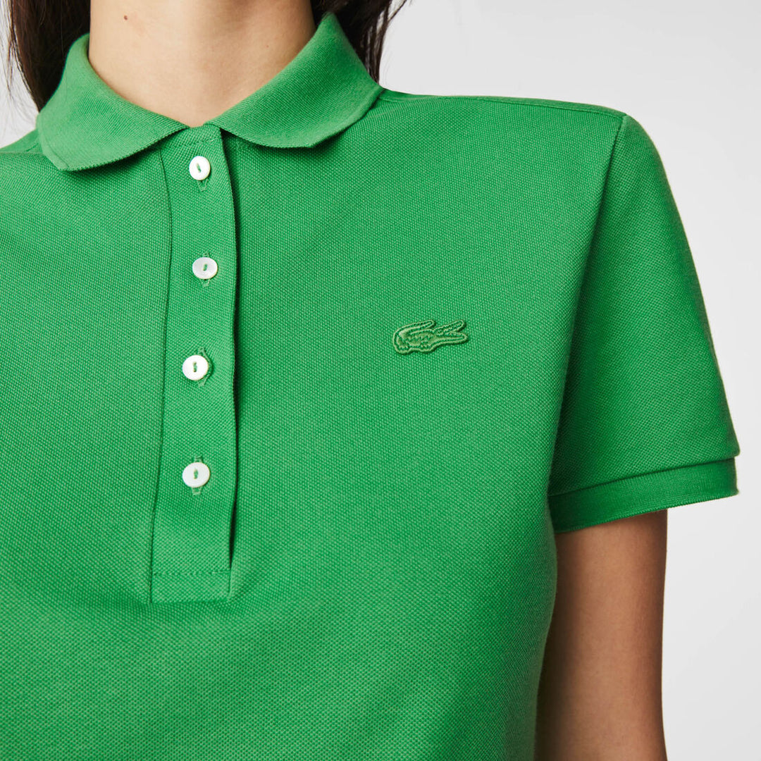 Women's Lacoste Slim fit Stretch Cotton Pique Polo Shirt