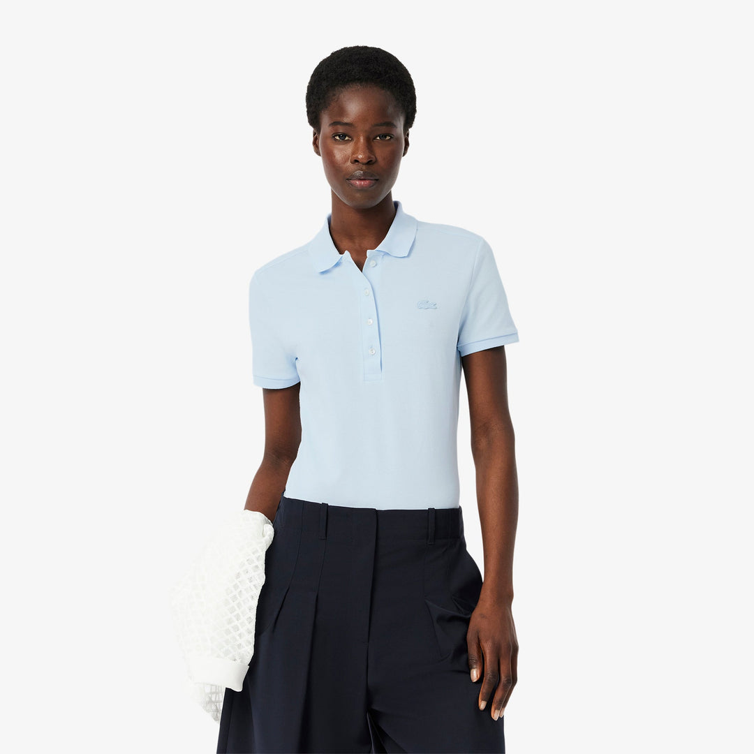 L.12.D Slim Fit Stretch Petit Pique Polo Shirt-PF5462