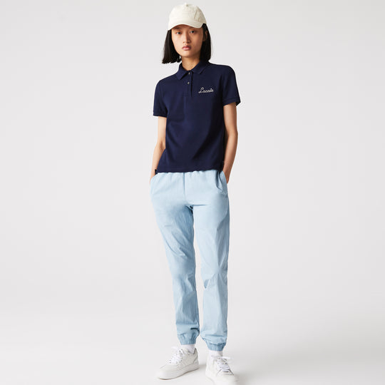 Women’S Lacoste Regular Fit Embroidered Cotton Piqué Polo Shirt - Pf7250