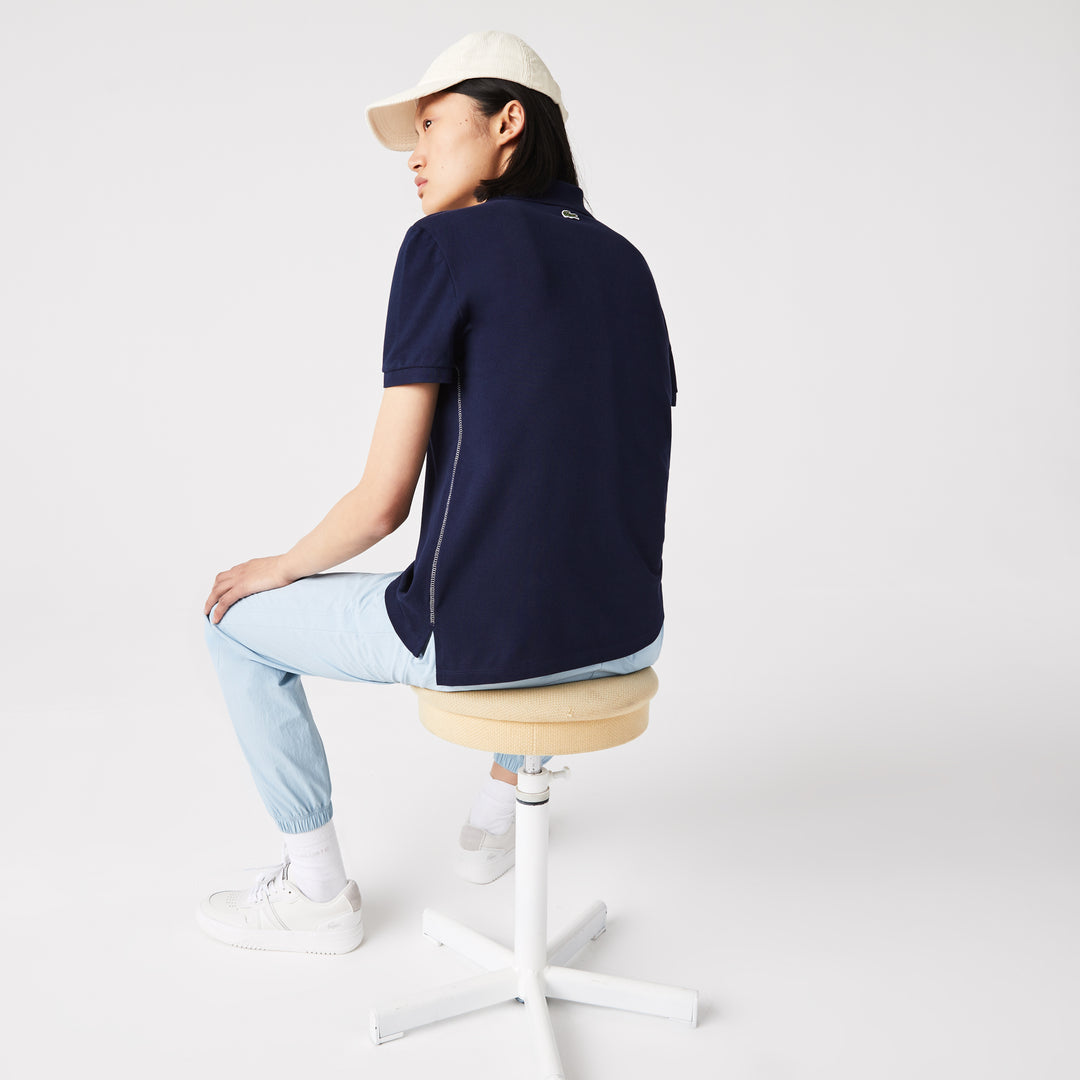Women’S Lacoste Regular Fit Embroidered Cotton Piqué Polo Shirt - Pf7250