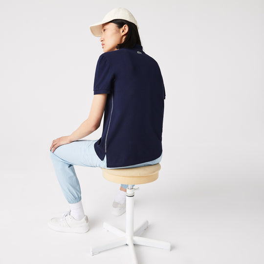 Women’S Lacoste Regular Fit Embroidered Cotton Piqué Polo Shirt - Pf7250