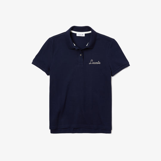 Shop The Latest Collection Of Outlet - Lacoste Women’S Lacoste Regular Fit Embroidered Cotton Piquã© Polo Shirt - Pf7250 In Lebanon