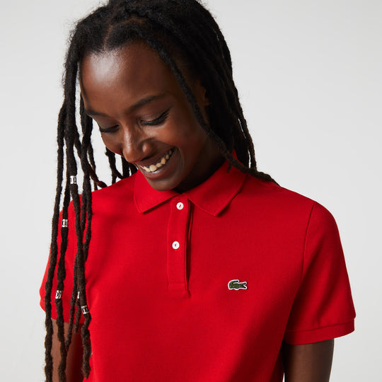 Women's Lacoste Regular Fit Soft Cotton Petit Pique Polo Shirt - PF7839