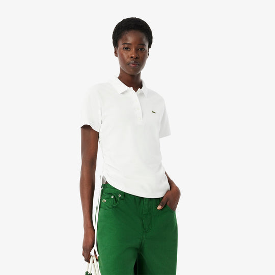Slim Fit Adjustable Pique Polo Shirt-PF9589