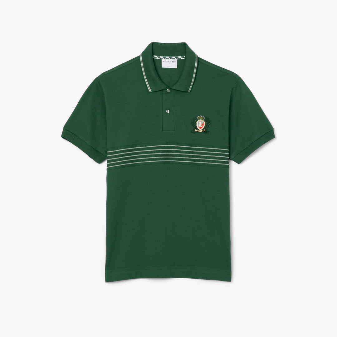 Classic Fit L.12.12 Embroidered Shield Polo Shirt - PH0037