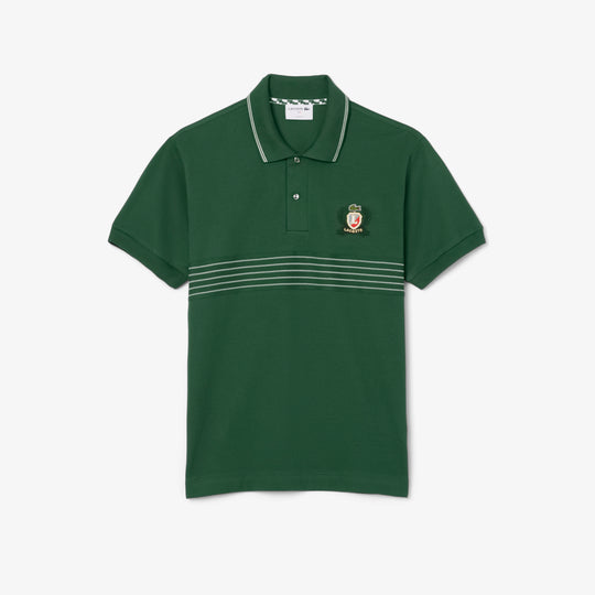 Classic Fit L.12.12 Embroidered Shield Polo Shirt - PH0037