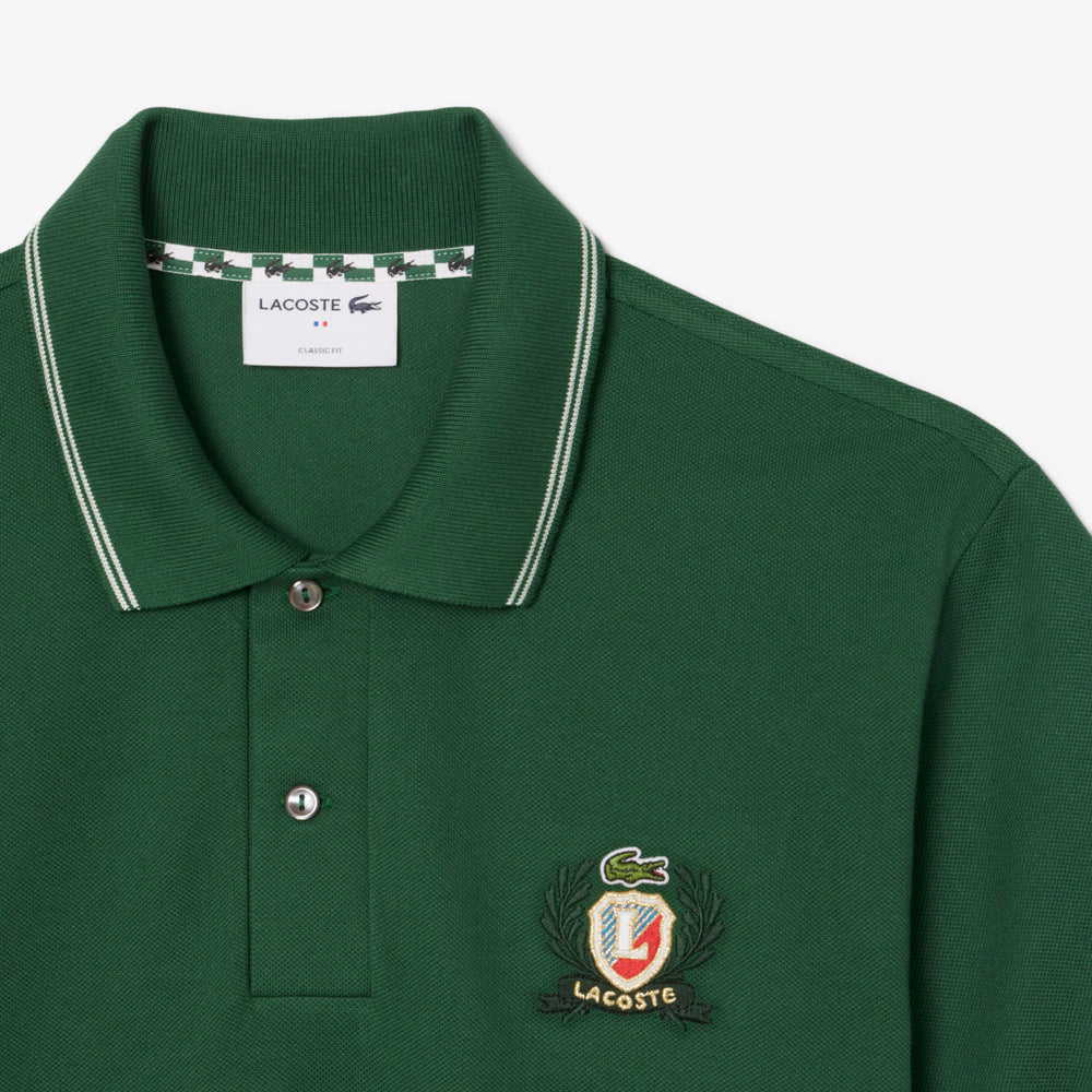 Classic Fit L.12.12 Embroidered Shield Polo Shirt - PH0037