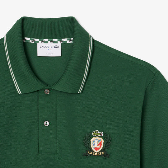 Classic Fit L.12.12 Embroidered Shield Polo Shirt - PH0037
