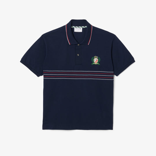 Classic Fit L.12.12 Embroidered Shield Polo Shirt - PH0037
