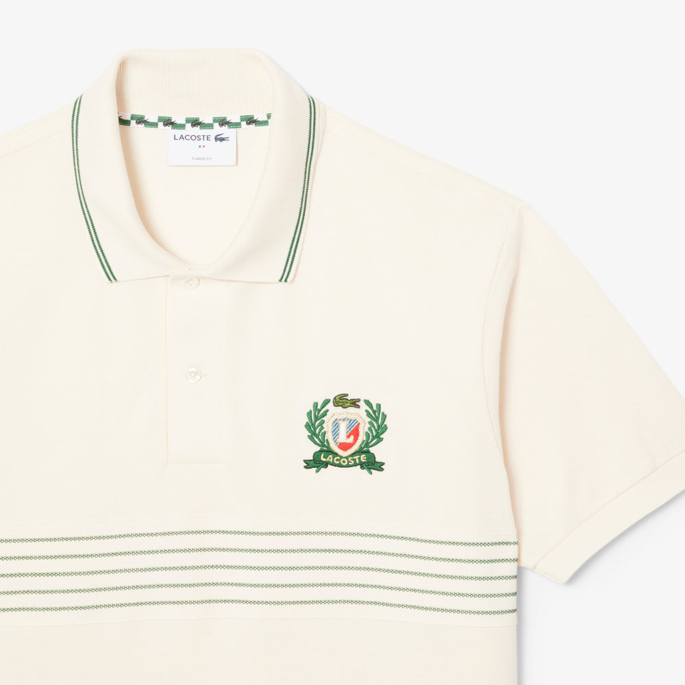 Classic Fit L.12.12 Embroidered Shield Polo Shirt - PH0037