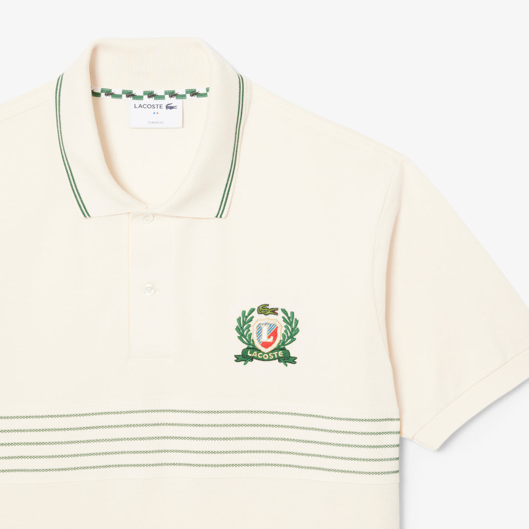 Classic Fit L.12.12 Embroidered Shield Polo Shirt - PH0037